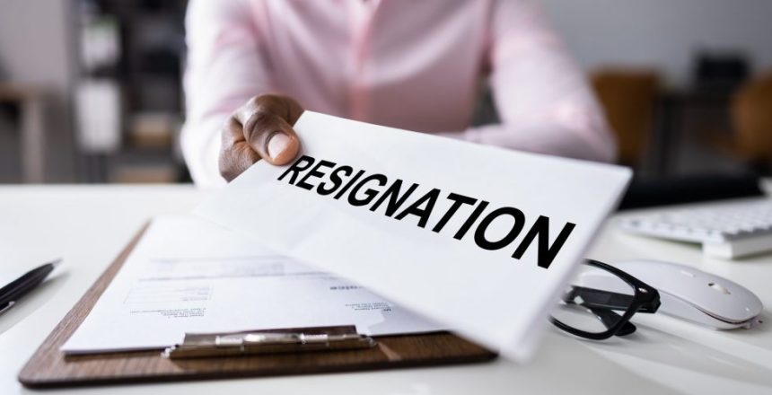 Resignation picture